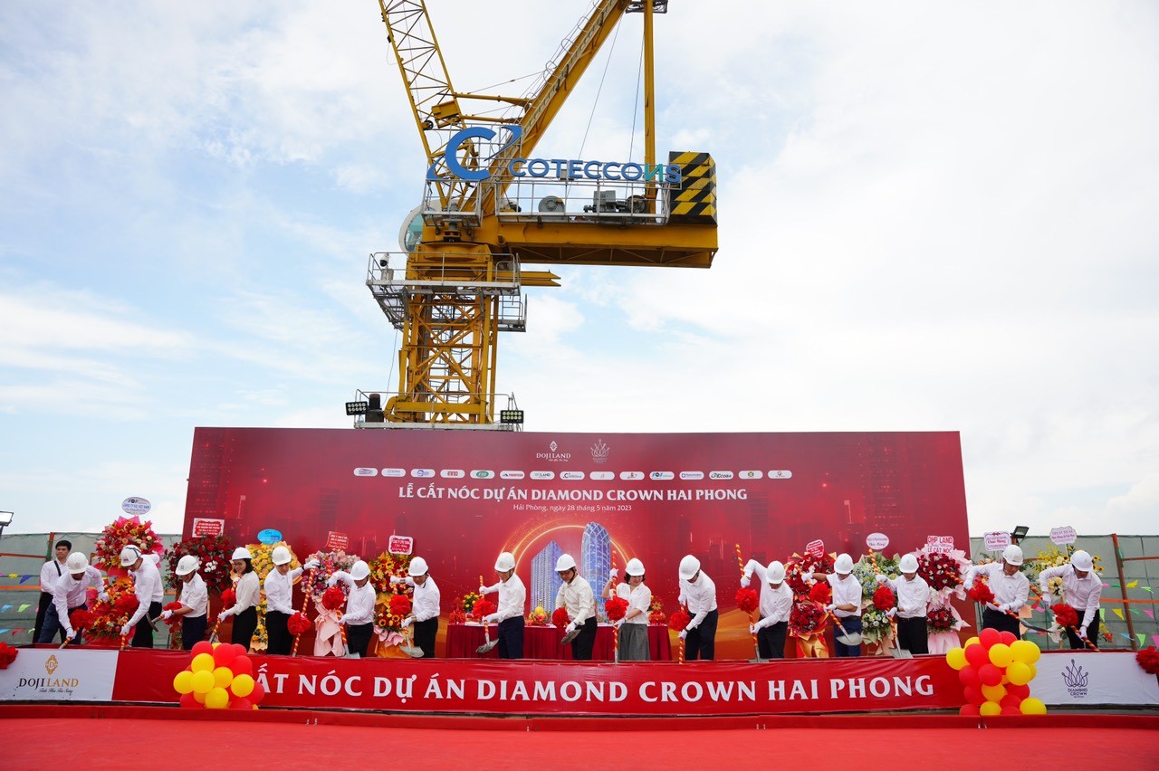 dojiland chinh thuc cat noc du an diamond crown hai phong hinh 1